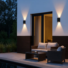 Aplique de pared exterior moderno LED bidireccional "Asas" - 6W - IP54