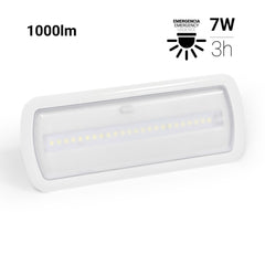 Luz de emergencia AUTOTEST - 7W - 1000lm - 3h de autonomía