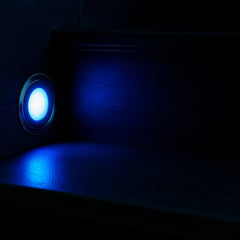 Baliza LED exterior empotrable - RGB - 0,7W - IP67 - Ø60mm