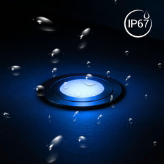 Baliza LED exterior empotrable - RGB - 0,7W - IP67 - Ø60mm