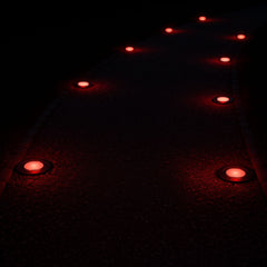 Baliza LED exterior empotrable - RGB - 0,7W - IP67 - Ø60mm