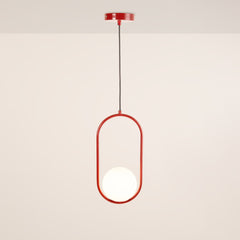 Lámpara colgante bola cristal "JOHN" - E27 - Ø 15cm