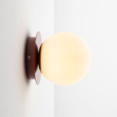 Aplique de pared bola cristal "ARCE" - E27 - Ø 15cm
