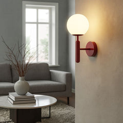 Aplique de pared bola cristal "Elsa" - E14