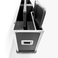 Flight Case para Tótems LCD DLS55 - con Foam, Ruedas y Asas – Transporte Seguro en Ferias y Eventos