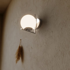 Aplique de pared bola cristal "Margaret"