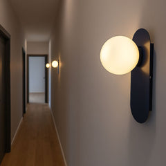 Aplique de pared bola cristal "Brian" - E27