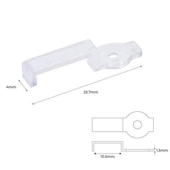 Clip de fijación para tiras LED de 10 mm - IP67