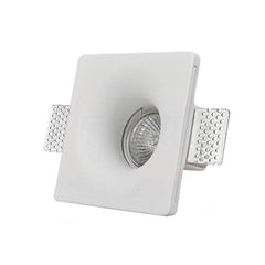 Downlight cuadrado de escayola - Trimless - 1 x GU10