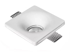 Downlight cuadrado de escayola - Trimless - 1 x GU10