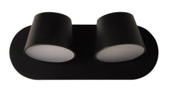 Aplique de pared LED doble "KOP-2" orientable 12W