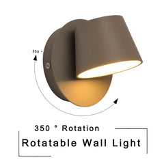 Aplique de pared LED "KOP" orientable 6W