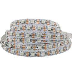 Tira LED inteligente IC RGB 5V DC - 14,4W/m - IP20 - 60 LED/m - Ancho 10mm - 5 metros