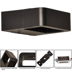 Aplique de pared exterior LED "KURRT" - 7W - IP65