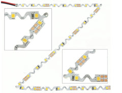 Tira de LED 12V-DC 30W 6mm Zig Zag IP20 (SMD2835 60ch/m) Rollo 5 metros