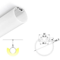 Difusor Redondo Opal Ø40.2mm (BPERFT40)