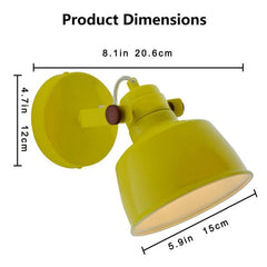 Aplique pared interior moderno orientable "KUKKA" bombilla E14