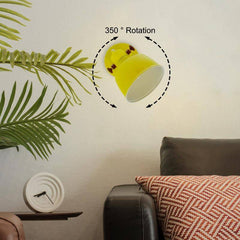 Aplique pared interior moderno orientable "KUKKA" bombilla E14
