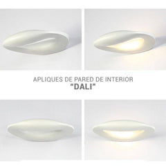 Aplique de pared interior moderno "DALI" 9W