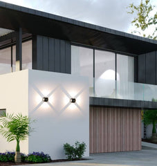 Aplique de pared exterior LED "CROSS" 12W