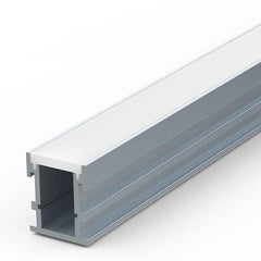 Perfil de aluminio para tira LED empotrable en suelo 21x26mm IP54 (2metros)