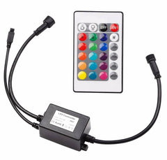 Kit 6 focos LED RGB empotrables en suelo Ø58x9mm 0,5W 12V-DC IP67