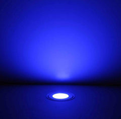 Kit 6 focos LED RGB empotrables en suelo Ø58x9mm 0,5W 12V-DC IP67