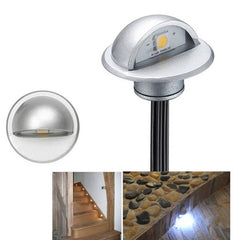 Kit 6 focos LED empotrables balizas para escalera 0,4W 12V-DC IP67