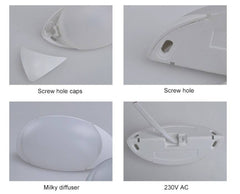 Aplique LED para BAJOMUEBLES color blanco 3W 230V