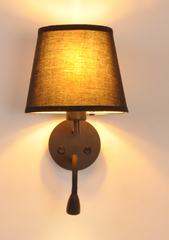Aplique de pared "PAIR" E27 con foco LED de lectura 3W