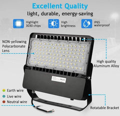 Proyector LED asimétrico 200W - 150lm/W - IP65
