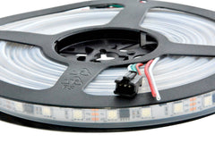 Tira LED inteligente IC RGB 12V DC - 14,4 W/m - IP65 - 60 LED/m - Ancho 10mm - 5 metros