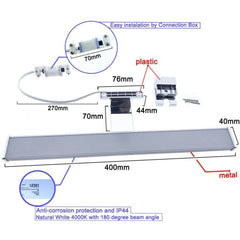 Aplique espejo baño LED 8W - 40cm