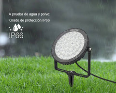 Proyector LED de jardín con pincho 15W RGB+CCT control RF/WiFi | Mi Light