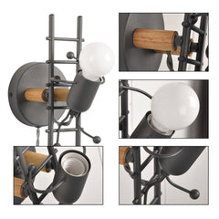 Aplique de pared decorativo "Doll" - E27
