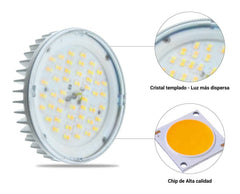 Bombilla LED GX53 CCT 10W - 120º - 975lm