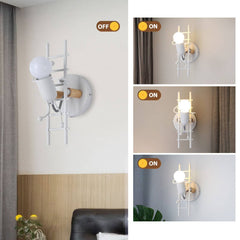 Aplique de pared decorativo "Doll" - E27