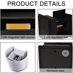 Aplique de pared "LAT" 6W apertura de luz regulable