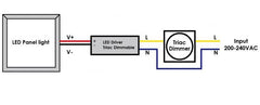 Driver regulable TRIAC corriente constante 25-42V 10,5W 250mA