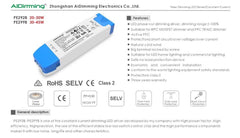 Driver regulable TRIAC corriente constante 43-60V 30W 500mA