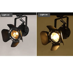 Foco carril monofásico orientable "Cinema" - E27