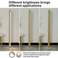 Lámpara de pie madera "Floak" 24W - Dimable - Blanco cálido