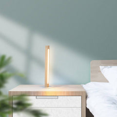 Lámpara de mesa de madera "TOAK" 10W dimable