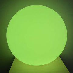 Esfera luminosa LED RGBW RESINA BLANCA, 50CM. 2.4W, IP65, Recargable