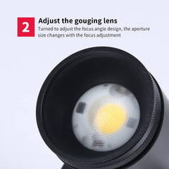 Aplique de techo LED COB "COOPEN" Orientable con Zoom 12W