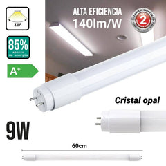Tubo LED 60cm T8 - 9W -140lm/W