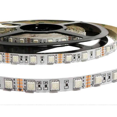 Tira de LED 12V-DC 72W 10mm multicolor RGB IP20 (SMD5050 60ch/m) Rollo 5 metros