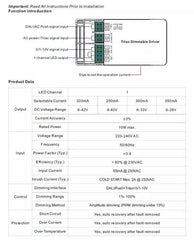 Driver regulable TRIAC DALI PUSH 0/1-10V 6-42V 10W multicorriente (200-350mA)