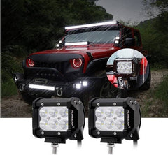 Faro LED 4x4 todoterreno - 18W - 10-40V DC - 4 Pulgadas - 1500 lm - Ángulo 30º