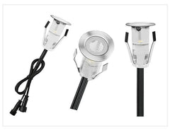 Kit 6 focos LED empotrables escalera o suelo 0,4W 12V-DC IP67